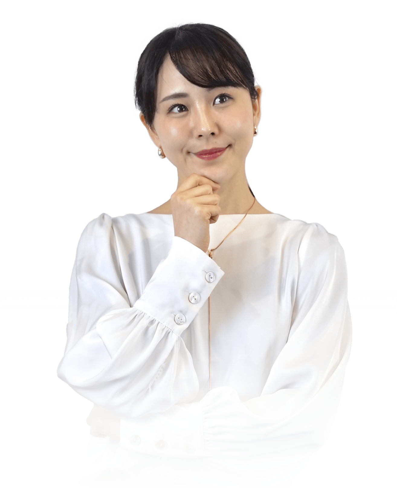 迷っている女性